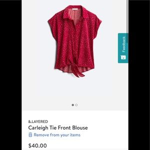 &Layered Stitch Fix top, medium